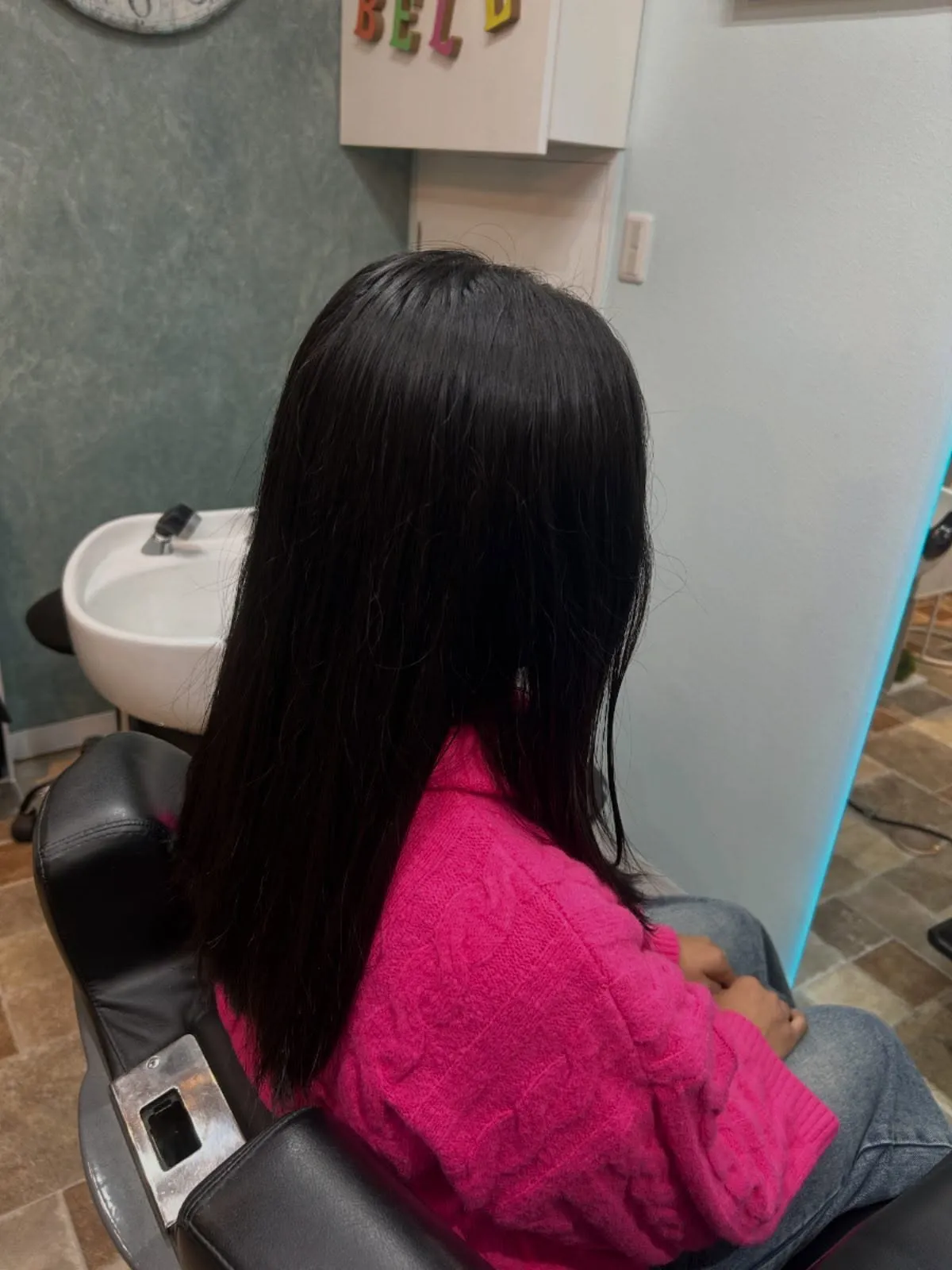 縮毛矯正のお客様👩🦱