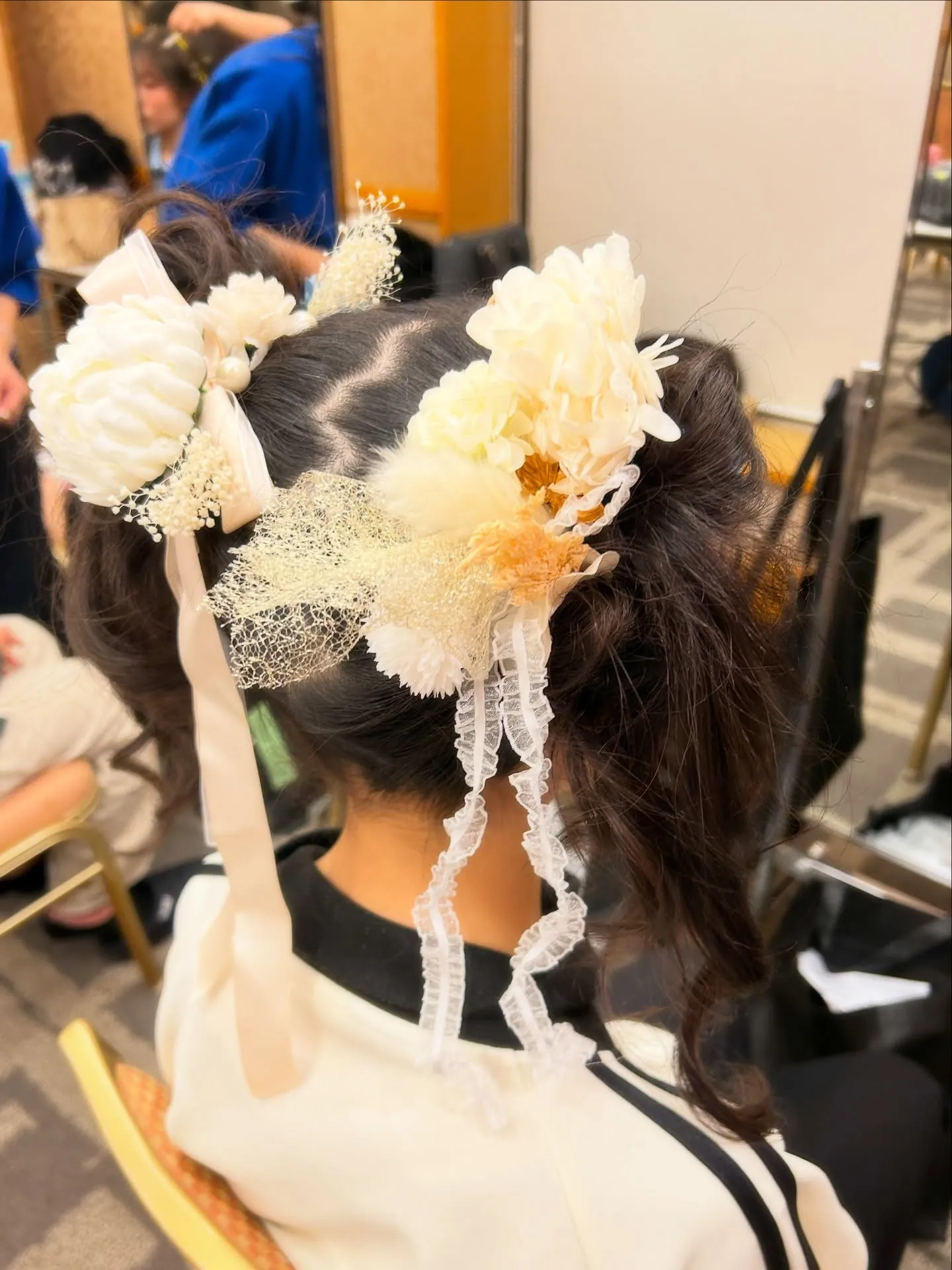 成人式のお手伝い👘